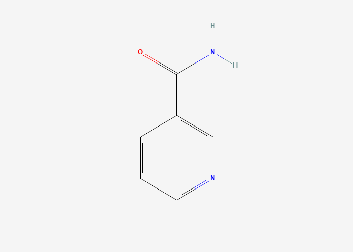 Nicotinamide chemical structure