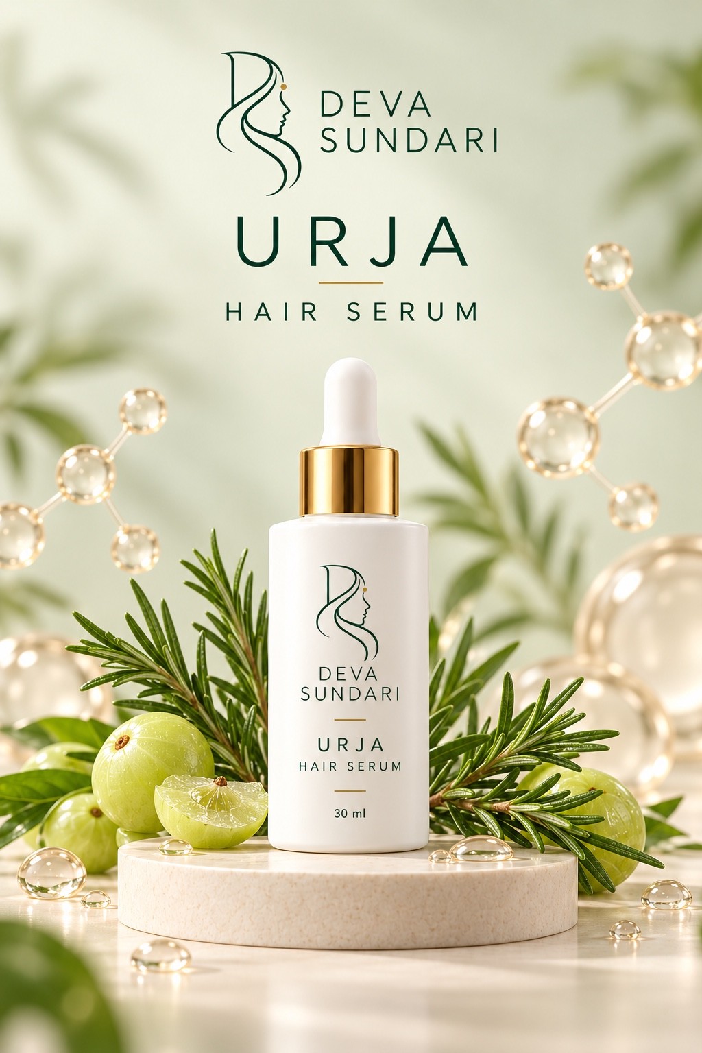 Urja Hair Serum: Botanicals, peptides and a comfortable scalp routine